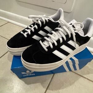 Adidas Gazelle Bold black N White